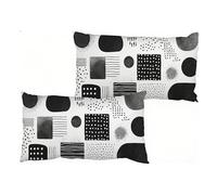 Cushion Covers 50 x 80 cm, Rectangle Cushion Covers Set of 2, Spring Decorative Pillow Case Cover,Velvet Waterproof Outdoor Cushions Minimalist Modern-5, Throw Pillow for Sofa Living Room Decor S0-521