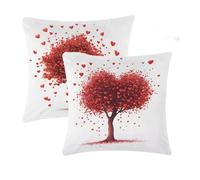 Cushion Covers 50x50cm Red Outdoor Cushions Waterproof Brown Velvet Cushions Double-Sided Printing Sofa Cushion Square Decorative Pillows for Indoor bed Sofa Chair Car room decor Gifts for woman T-640