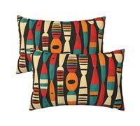 Cushion Covers 60x40 cm Vintage Cushions Set of 2, Art Cushion Covers, Soft Sofa Cushions Decorative Pillows, Garden Cushion Cover Rectangle Throw Pillowcases, Living Room Home Decor 16x24 Inch