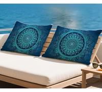 Cushion Covers 60x80 cm Retro Cushions Waterproof Velvet Large Furniture Cushions Mandala Outdoor Garden Decorative Rectangular Throw Pillow Covers for Balcony Sofa Patio Autumn 24x32in set of 2 z-237