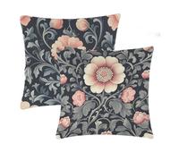 Cushion Covers 65x65cm Pink Outdoor Cushions Waterproof Flowers Velvet Cushions Double-Sided Printing Sofa Cushion Square Decorative for Indoor bed Sofa Chair Car room decor Gifts for woman T-692