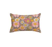 Cushion Covers Brown 70cm x 90cm Rectangle Cushions Pink Throw Pillow Covers Linen Sofa Cushions with Invisible Zipper Large Decorative Pillows for Bed Living Room Farmhouse Garden Fall Decor Q9-89