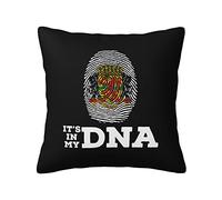 Cushion Covers Coat Of Arms Of The Republic Of The Congo It'S In My Dna Pillowcases Double Sided Printing Pillow Cover Decorations Throw Pillow Case For Office Bedroom Sofa 45X45CM