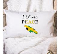 Cushion Covers Jamaica Flag I Choose Peace Pillowcases Decorations Cushion Case Soft Pillow Cover For Sofa Livingroom Bedroom 40X60CM