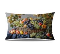 Cushion Covers Kitchen 70cm x 90cm Rectangle Cushions Leaf Throw Pillow Covers Velvet Sofa Cushions with Invisible Zipper Large Decorative Pillows for Bed Living Room Farmhouse Home Decor T9-101