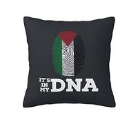 Cushion Covers Palestine It'S In My Dna Throw Pillow Case Double Sided Printing Pillowcases Cozy Pillow Cover For Sofa Office Living Room 45X45CM