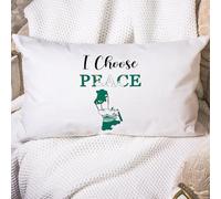 Cushion Covers Support Macau Flag I Choose Peace Cushion Case Decorations Throw Pillow Case Soft Pillowcases For Livingroom Bedroom Sofa 40X60CM