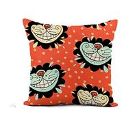 Cushion Covers The Smile Of Cheshire Cat For Tale Wonderland Pillowcases Soft Pillow Cover Cozy Cushion Case For Living Room Bedroom Sofa 45X45CM