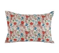 Cushion Covers Watercolor Spring Red Blue Green Flowers Cushion Case Colorful Pillow Cover Soft Pillowcases For Sofa Office Bedroom 40X60CM