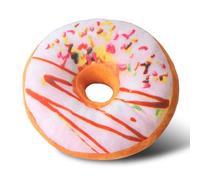 cushion， Creative Donut-Shaped|3D Print Round Seat Pad|Durable Soft|Back Support For Indoor Use(A)