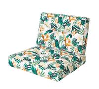 Cushion for rattan lounge seat cushion 60x55 + back cushion outdoor/indoor