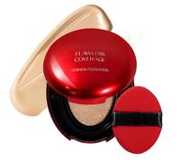 Cushion Foundation, 24 Hours Durable Luster, Flawless Full Coverage Concealer Sun Protection, Velvety Matte Lightweight Finish, Corrects Redness, Korean Cushion, Waterproof, Non-Sticky（05）