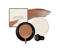 Cushion Foundation Glow, 15g Waterproof Cosmetic, Sweat Proof Mushroom Air Cushion Aid with Smooth Texture, Radiant Accessory with Modern Style, Beauty Solution for Sensitive Skin