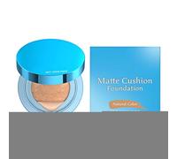Cushion Foundation, Long-Lasting Women Matte Foundation Air Cushion, Brightening Makeup Concealing Cream for School Traveling Party Business Trip Camping
