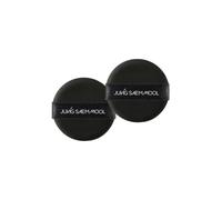 JUNG SAEM MOOL Cushion Puff | Natural Cover Puff for Smooth Fitting, Round Shape 2.1 Inch, Set (2pc)