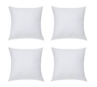 Cushion Inserts 40cm x 40cm (Pack of 4) for Indoor/Outdoor Sofas and Beds Square Cushion Pads Non Woven Fillers Cushion Inners Anti-Allergy Cushion Supportive Bounce Back Comfort 16 x 16 Inch