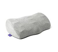 Cushion Lab Ergonomic Foot Rest for Under Desk - Patented Massage Ridge Design Memory Foam Foot Stool Pillow for Work, Home, Gaming, Computer, Office Chair - Footrest for Back & Hip Pain Relief