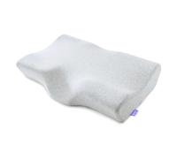 Cushion Lab Extra Dense Ergonomic Cervical Pillow for Firm Neck Support - Orthopedic Contour Pillow for Back/Side Sleeper Neck Relief, CertiPUR-US Memory Foam Pillow W/Organic Cotton Cover