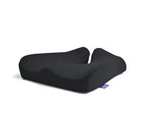 Cushion Lab Patented Pressure Relief Seat Cushion for Long Sitting Hours on Office & Home Chair - Extra-Dense Memory Foam for Soft Support. Car & Chair Pad for Hip, Tailbone, Coccyx, Sciatica - Black