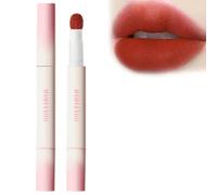Cushion Lip Powder Cream, Matte Air Cushion Lipstick, Liquid Lipstick, Velvet Matte Lip Cream, Nude Lip Stain, Non-Stick Cup, Quick-Drying (Ginger orange, one size)