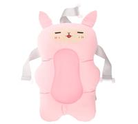 Cushion Non-Skid Bathtub Support for Newborns Shower Mat Safe Material Floating Boy Girl Bath Cushion for Secure and Comfortable Bathing Bunny