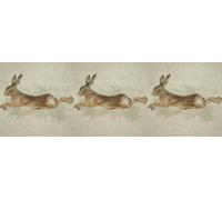 Cushion Picture Panel, Leaping Hare 3 Panels (Strip)