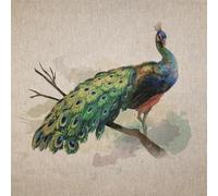 Cushion Picture Panel, Peacock Birds 6 Panels (Block)