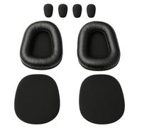 Cushion Replacement Kit for Blue Parrot B550-XT, Poly Voyager Focus 2, Voyager 4300 - Oversized Cushions Enhances Everyday Comfort of Your Bluetooth Headsets - Foam Earpads, Mic Screens by Global Teck