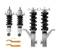 Cushion Rubber Coilover Struts Kit For Civic For EM2 2001-2005 24 Ways Adj. Damper Coilovers Shock Absorber Suspension Strut Kits Air Shock Absorber