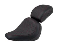 Cushion Saddle Seat Motorcycle Two-Up Driver Passenger Seat Front Rear Cushions For Softail For Fat Boy FLFB FLFBS 18-Up For Breakout FXBR