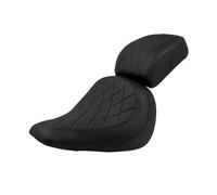 Cushion Saddle Seat Motorcycle Two-Up Driver Passenger Seat Front Rear Cushions For Softail For Fat Boy FLFB FLFBS 18-Up For Breakout FXBR