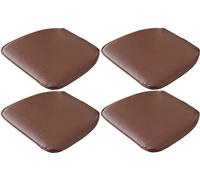 Cushion Set for Dining Chairs (1/2/4 pcs) - SoftAnti-Slip Leather Saddle Seat Cushions for Kitchen & Dining Room Comfortable Foam Pads with Cover
