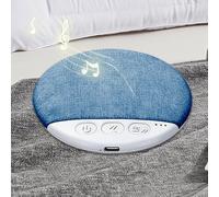 Cushion Speaker Bone, Cushion Speaker Under the Pillow, Pillow Speaker, with White Noise, 9.6 x 9.6 x 1.1 cm, for Bedroom, Hotel, Camping, Sleepers, Travelers, Students