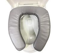 Cushion Toilet Seat Riser | Padded Toilet Seat Riser with Foam | Waterproof Raised Toilet Seat Cover | Increase The Height By 5 Cm, with Straps, Stable, Anti-slip, for Pregnant, Elderly