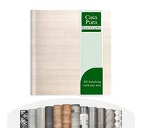 Cushion Vinyl Flooring Rolls by The Metre, Wood Effect, Tile Effect, Stone Effect PVC Flooring, Foam Cushion Lino Floor Covering for Kitchen, Bathroom, Living Room (Pure Oak 009s, 100 x 200 cm)