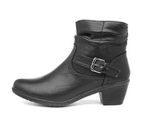 Cushion Walk Annabelle Womens Black Ankle Boot - Size 8 UK - Black