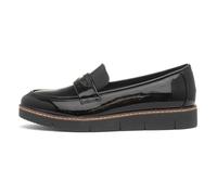 Cushion Walk Beijing Womens Black Wedge Loafer - Size 6 UK - Black