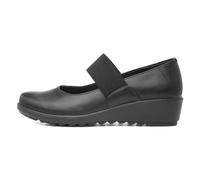 Cushion Walk Cairo Womens Black Wedge Slip On Shoe - Size 7 UK - Black