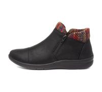 Cushion Walk Grace Womens Black Ankle Boot - Size 6 UK - Black