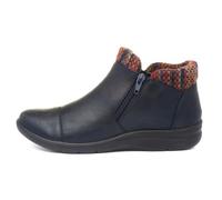Cushion Walk Grace Womens Navy Ankle Boot - Size 4 UK - Blue