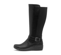 Cushion Walk Hannah Womens Black High Leg Boot - Size 6 UK - Black