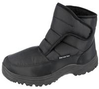 Cushion Walk Mens Thermo-Tex Fleece Lined Ankle Snow Boots (Black, 8 UK, numeric_8)