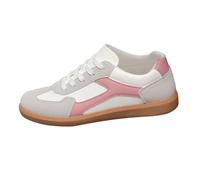Cushion Walk Shoes for Women Large Size European and American Retro Sneakers Colorful Flat Shoes Wide Fit Wedge Trainer Lightweight Non Slip Running Sneakers for Outdoor Hiking Trekking