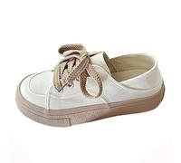 Cushion Walk Shoes for Women Walking Trainers Canvas Shoes for Women Retro Campus Non Slip Outdoor Casual All Sports Orthopedic Walking Trainers Non Slip Ladies Wide fit Trainer Khaki 4