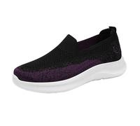 Cushion Walk Shoes for Women Womens Work Shoes Women's Casual Spring Summer Autumn Mesh Breathable Wear Single Light Comfortable Soft Sole Mom Casual Orthopedic Running Shoe Black 4.5