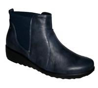 Cushion Walk Womens Ladies Lightweight Smart/Casual Comfort Ankle Winter Boots UK Sizes 3-8 (Chelsea Navy, UK Footwear Size System, Adult, Women, Numeric, Medium, 8)