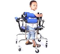 Cushion Walker for Children with Cerebral Palsy, Mobile Walker Rollators 6 WheeS with Seat Disabled Assistive Equipment