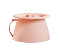 Cushion with Lid, 1.5 L Portable Toilet Made of PP Material, Odour- and Abrasion-Resistant, Universal for Men, Women, Elderly and Children, Great for Home, Car, Camping, Emergencies