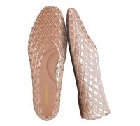 CUSHIONAIRE Siesta Women's Fashion Ballet Flats Comfortable Slip On Pointed Toe Shoes, mocha, 6 UK