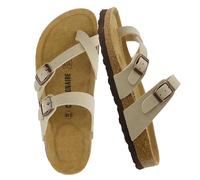 CUSHIONAIRE Women's Luna Cork Footbed Sandal with +Comfort, Stone 9 UK W